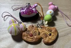 ディズニーキャラクター シークレットストラップ 和菓子4種セット