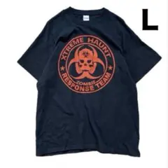 2016年代　GILDAN（ギルダン）　zombieTシャツ　円形　L 黒