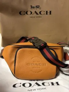 COACH コーチトンプソン ボディバッグ（オレンジ） COACH コーチトンプソン ボディバッグ オレンジ ユニセックス 男女兼用