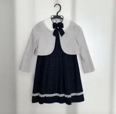 sa-ku-ra チェック柄ドレス 130