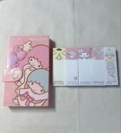 サンリオ 付箋セット ケース付き キキララ マイメロ シナモン ポムポムプリン