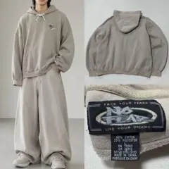 90s No Fear 肉厚 スウェット ドロップショルダー ボックスシルエット