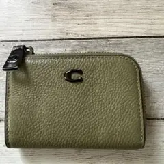 超美品✨️最終値引き‼️COACH 長財布 ラウンドファスナー オリーブ 