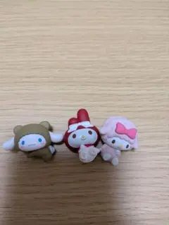 サンリオキャラクターズ　ケーブルマスコット　シナモロール　マイメロディ　ピアノ