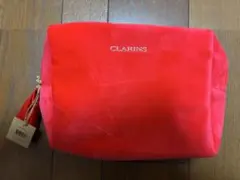CLARINS クラランス ポーチ レッド 赤　星