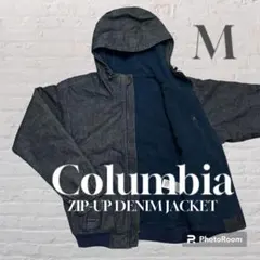 【1点限り】コロンビア ジャンパー ジャケット デニム アウトドア 紺 M