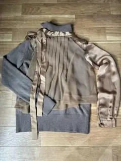 sacai 19ssアシンメトリーリボンスウェット - メルカリ