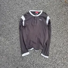 00s archive PUMA ヘンリーネック　ロンT cityboy 短丈のサムネイル