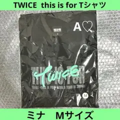 TWICE THIS IS FOR Tシャツ BLACK L ミナ Mサイズ - メルカリ