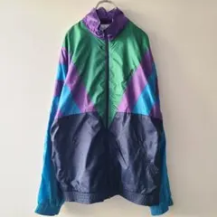 adidas80~90sナイロンジャケットM古着