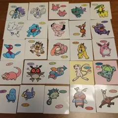 ポケモン デコキャラシール×25枚
