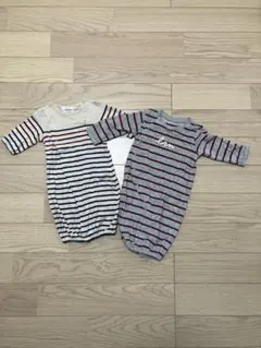 ハッカベビー　ブランシェス　2wayオール　2枚セット