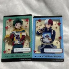僕のヒーローアカデミア　ナムコ限定特典　 クリアカード　2点セット