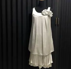 ロートレアモン セットアップ スカート パーティー ドレス ベージュ 36号 S