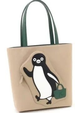 人気】suica×キタムラのコラボ ペンギン刺繍トートバッグ Kitamura