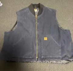 00s USA製 carhartt ダックベスト 腰ゴム V02 MDT XL - メルカリ