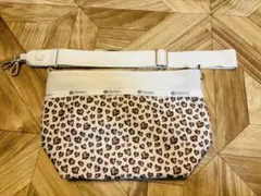 レスポートサック　スモールバケット　ラテハートショルダーバッグ　美品