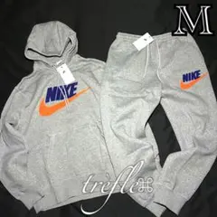 新品 ナイキ NIKE パーカー パンツ 上下セット グレー 裏起毛 1点のみ