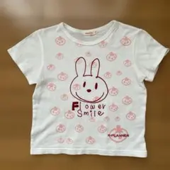 Knitplanner 半袖Tシャツ 120 うさぎ　トマト　女の子のサムネイル