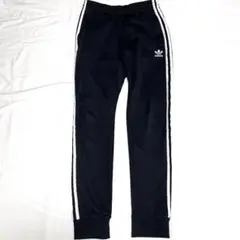 adidas アディダス トラックパンツ スリーストライプ ブラック SST