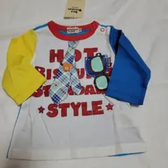 ミキハウス　ホットビスケッツ　長袖シャツ　70cm