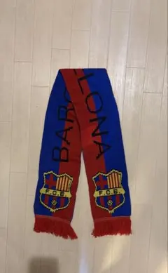 FCバルセロナ マフラー 青と赤