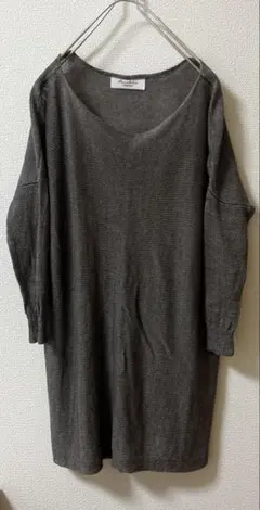 spic&span リネンニット　プルオーバー