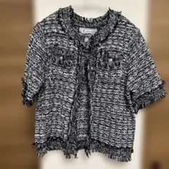 半袖ツイードジャケット サイズ38