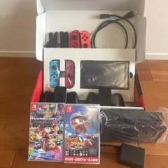ニンテンドースイッチ　 マリオカート8デラックス他ソフト1本付き