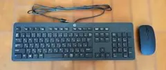 【新品未使用】　USB有線キーボード ワイヤレスマウス セットのサムネイル