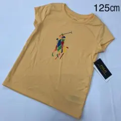 ビッグポニーカラフルロゴ　ガールズTシャツ125