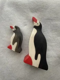 Holztiger ホルツティガー ペンギン 親子セット 木のおもちゃ