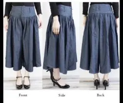 Kelen ケレン ハカマ ギャザー キュロットパンツ