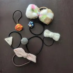 ヘアゴムセット　７点