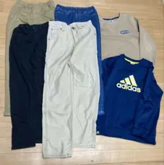 Lee、adidas、UNIQLO、GU、outdoorおまとめセット１５０㎝