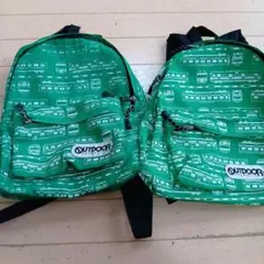 アウトドア　電車　リュック　双子のサムネイル