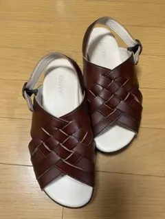 AKAISHI レディース サンダル ブラウンのサムネイル