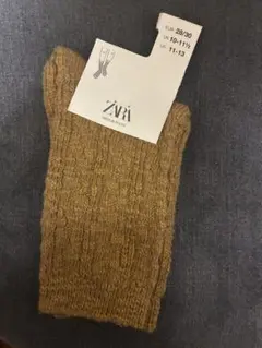 ザラキッズ　厚地ソックス17.5-19cm