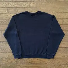 00s Hanes スウェット ブラック 無地 S