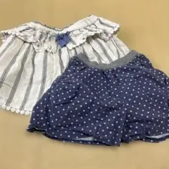 120 キュロット セット 半ズボン 女児 夏