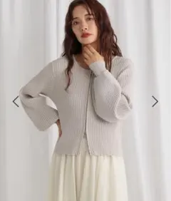 mystywoman ダブルジップラメニット