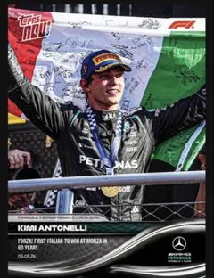 Topps Now キミ・アントネッリ　イタリアGP モンツァ優勝記念