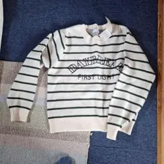 Dear my dear ストライプニットセーター