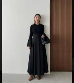期間限定割引CLANE HIGH WAIST VOLUME MAXI SKIRT