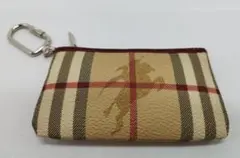 新品未使用：Burberry キーケース チェック柄 ホースロゴのサムネイル