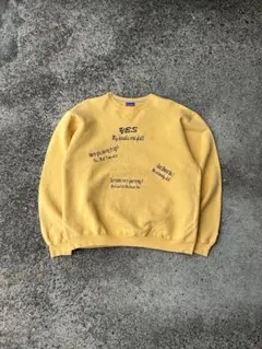 00s champion 刺繍 スウェット メッセージ チャンピオン 古着