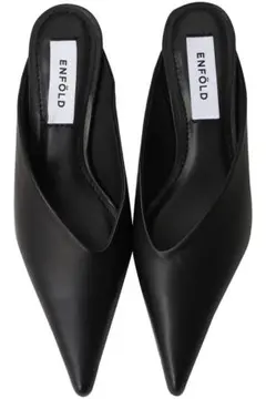 ENFOLD エンフォルド FLAT-MULE ブラックのサムネイル