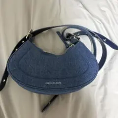 CHARLES & KEITH デニムショルダーバッグ