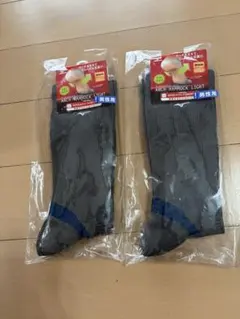 ミズノ　ブレスサーモ　ソックス 2足セット 男性用