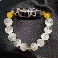 夏☆希少パワーストーン☆ 睡蓮花天珠 ブルーレース 水晶 アメジスト
